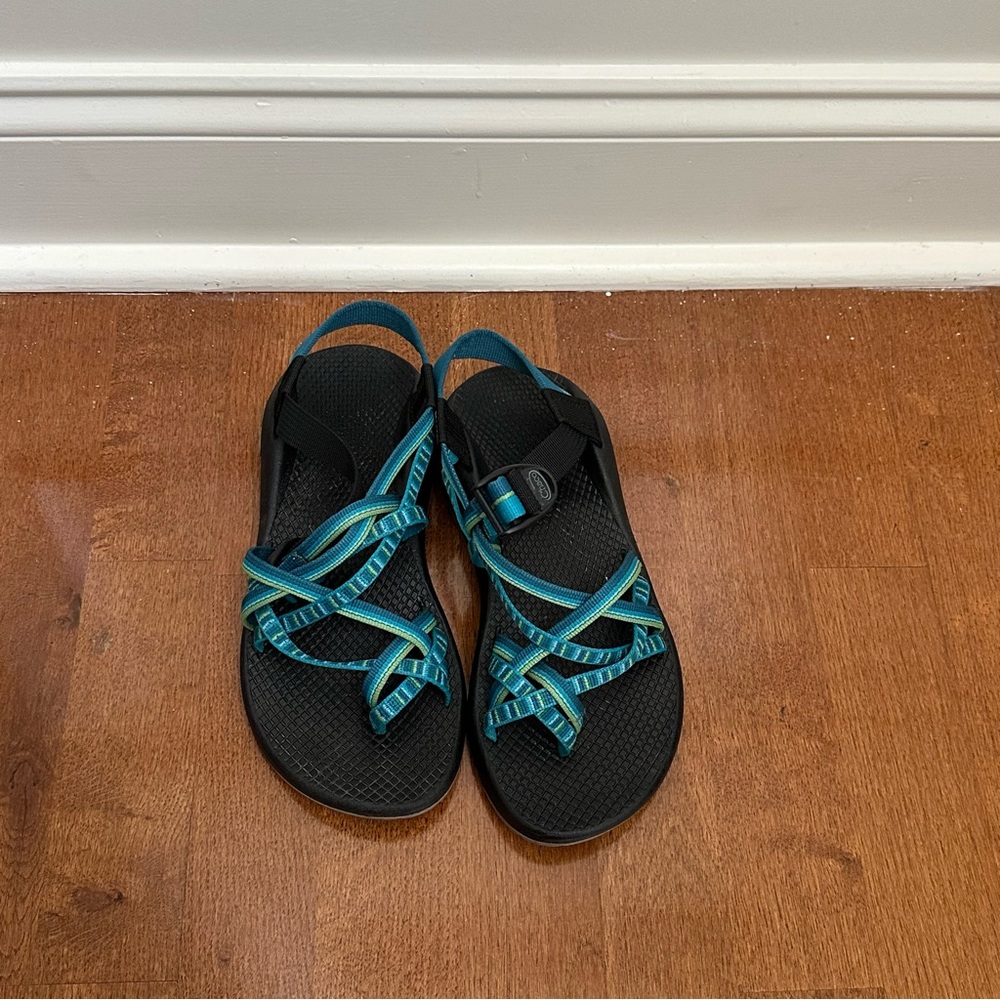 Women Chaco Blue Sandals Size 7